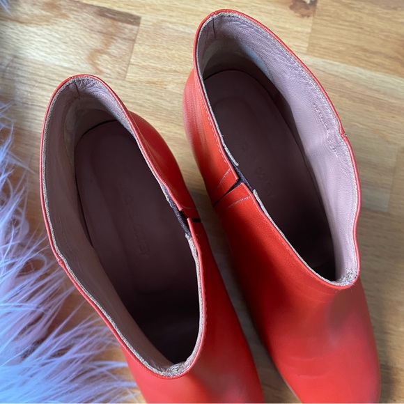 Rachel Comey Mars Orange Boots Ankle Booties 9.5 - Picture 12 of 15